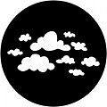 DHA8169 Metal Gobo Childish Clouds for High End Systems Cyberlite Scanner HES