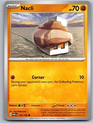 Nacli 102/182 Common Paradox Rift Pokemon Near Mint