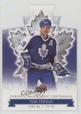 2017 Upper Deck Toronto Maple Leafs Centennial Blue Die-Cut Tom Fergus #75 0px