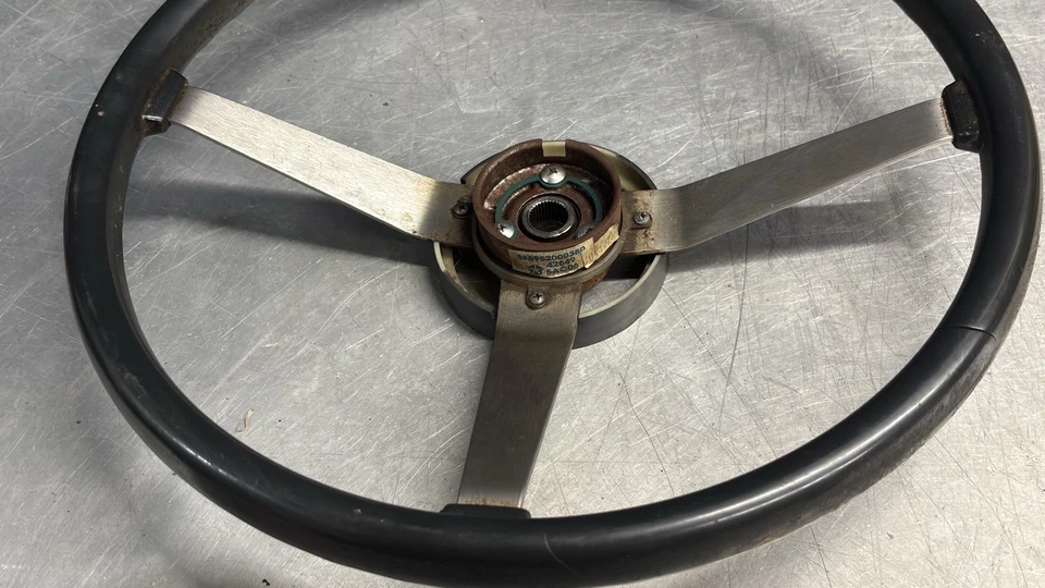 84-94 Jeep Cherokee XJ Comanche MJ OEM Steering Wheel Gray Wrangler YJ 87-95 Foto 2 de 4