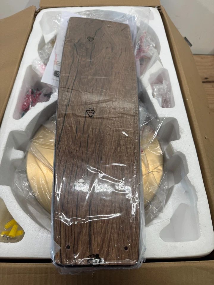 Craftmade BRX52SB5 Braxton 52" 5 Blade Indoor Ceiling Fan, Satin Brass *READ* - Image 2 of 4