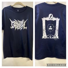 GRATEFUL DEAD-METAL-SILK SCREEN- T SHIRT-DEADHEAD-JERRY GARCIA-DEAD & CO