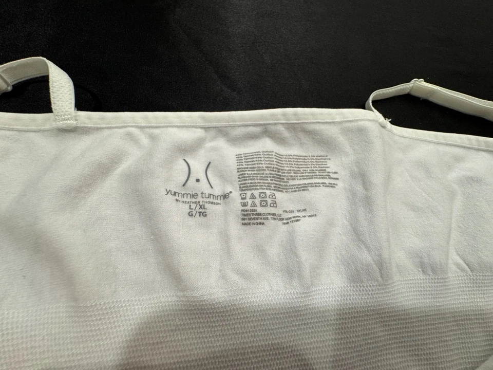 Новый с Ярлыками Yummie Tummie на Heather Thomson белый похудения формирования Майка женщин Sz L - Изображение 3 из 4
