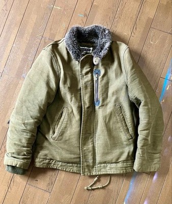 BLUEBLUE N-1 Deck Jacket, German Cloth, Made in Japan