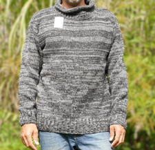 Schafwoll Pullover, Strickpullover aus Schurw...