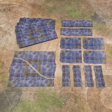 Industrial Printed Area Terrain Pack - 16 Piece - 11th Edition