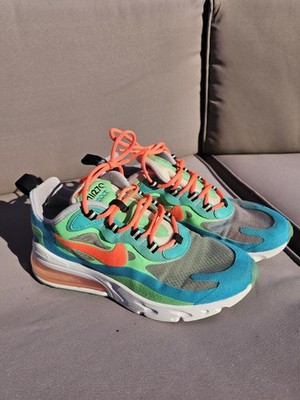 Nike Air Max 270 React Electro Green Lagoon AT6174-300 Blue Green Orange