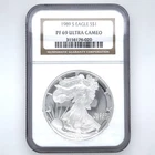 1988-S American Silver Eagle Proof S$1 NGC PF 69 Ultra Cameo