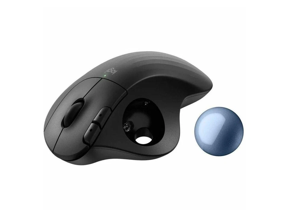 Logitech ERGO M575s Black + Blue Ball Wireless TrackBall Wireless Trackball - Image 4 of 4