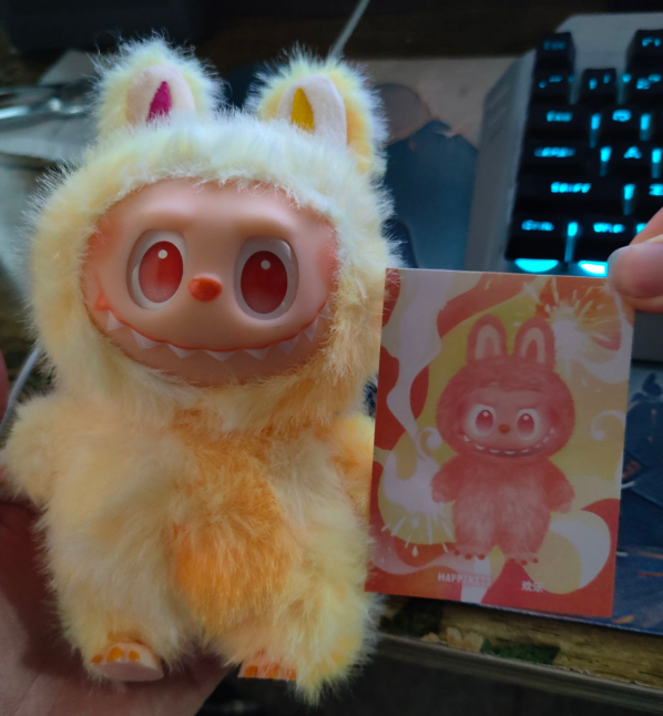 100% Authentic Pop Mart LABUBU 'HAPPINESS' The Monsters Big