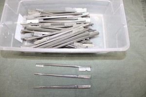 3 US Military Surplus .223 5.56 Rifle Cleaning Tooth Brushes Lot of 3 Brushes