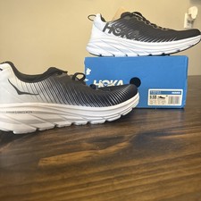 hoka rincon 3 womens size 9.5 shoes black athletic running sneakers