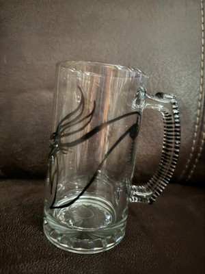 Hand Painted Nightmare Before Christmas Zero Glass Mug