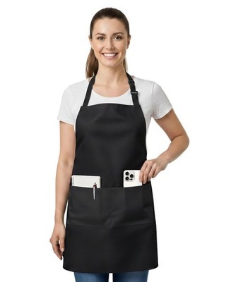 Utopia Kitchen 1 Pack Bib Apron, Adjustable Cooking Apron with 2 Pockets,...