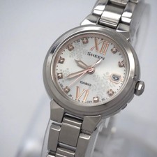 105 Working CASIO Women's Radio-Controlled Solar Watch Sheen