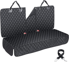 Dog Car Seat Cover for Back Seat Cover for Kids, Waterproof X Large Rear Seat Pr