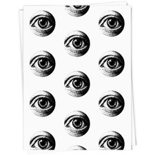 Geschenkpapier/Geschenkanhänger "Eye Sketch" (GI051544)