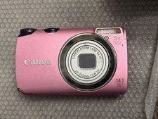 Canon PowerShot A3200 IS PINK Digital Camera 14.1MP 4x Optical Zoom From JAPAN