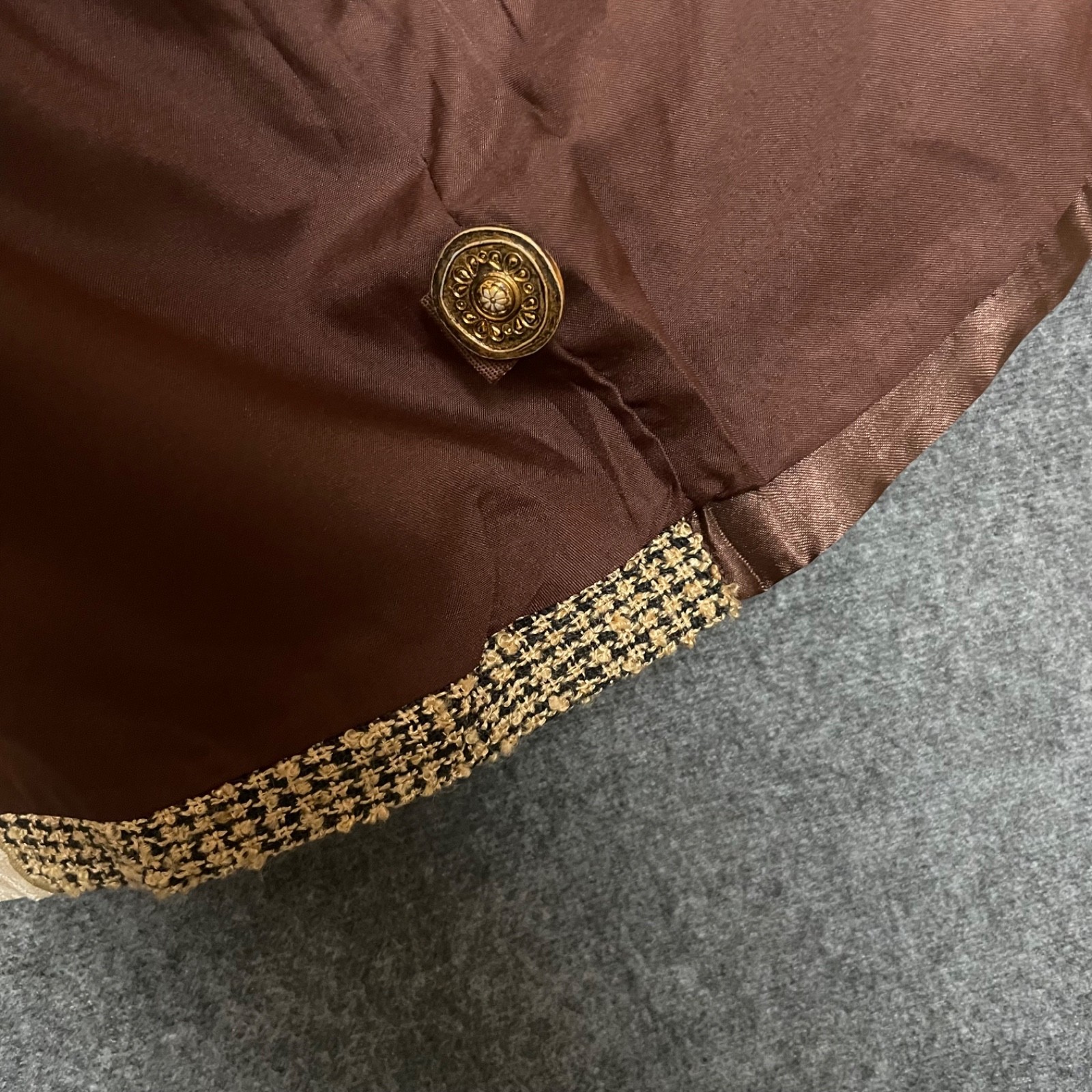 Indigo Moon Patchwork Tapestry Jacket Size L Boho… - image 14