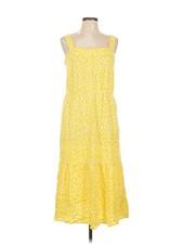 Amazon Essentials Women Yellow Casual Dress L