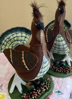 ANNALEE HARVEST DOLL 8'' PARTRIDGE THANKSGIVING FALL 361523 AUTUMN BIRD NEW