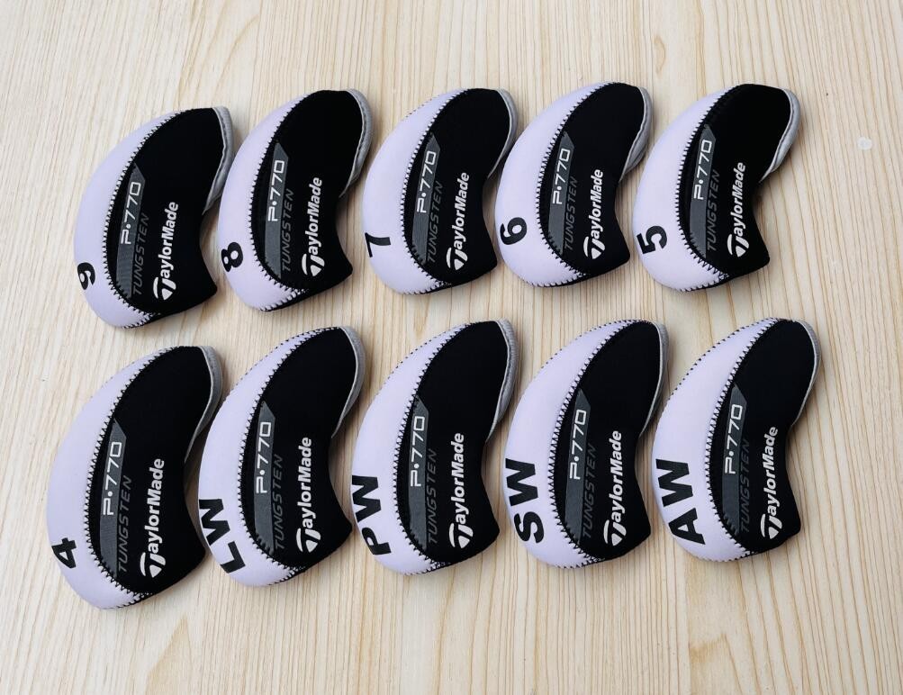 TaylorMade Qi P790 P770 P7CB Stealth Iron Head Cover Golf Club Covers 4-9-ASPL/W