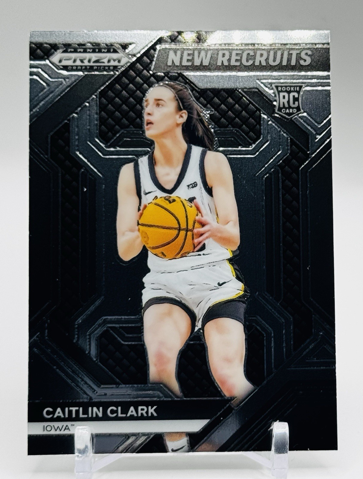 2024 Panini Prizm Draft Picks #14 Caitlin Clark New Recruits Iowa Hawkeyes