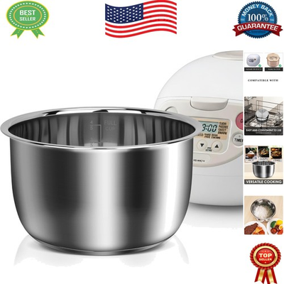 #ad #ad Versatile Stainless Steel Pressure Cooker Pot Fits Tiger JBV amp; Aroma Models $51.74