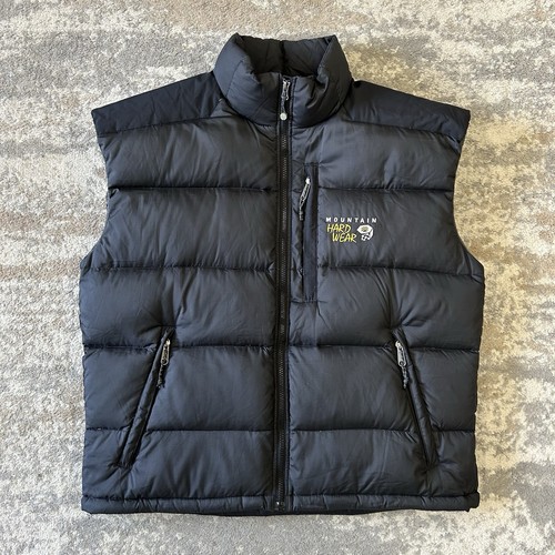 Mountain Hardwear, Vintage Mountain Hardwear Down Puffer Vest Sub Zero Mens Bodywarmer Black Large