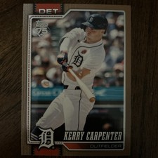 2026 Topps Series 1 Kerry Carpenter Gold/2026