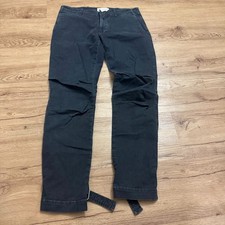 Nili Lotan Issue 2609988 Vintage Gray Belted Military Pants Size 2