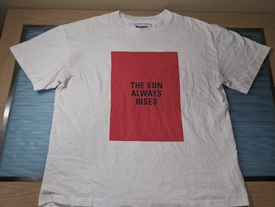 JIL SANDERS 'The Sun Always Rises' T-Shirt, Mens Size Large | eBay