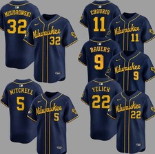 HOT SALE!! Men's Milwaukee Brewers Tonight Jersey Baseball All Over Printed