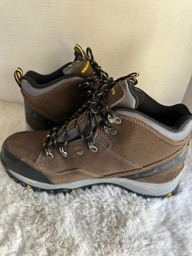 Skechers Relment Pelmo Hiking Boots Mens Size 10.5 Khaki Waterproof Relax Fit - Picture 6 of 10