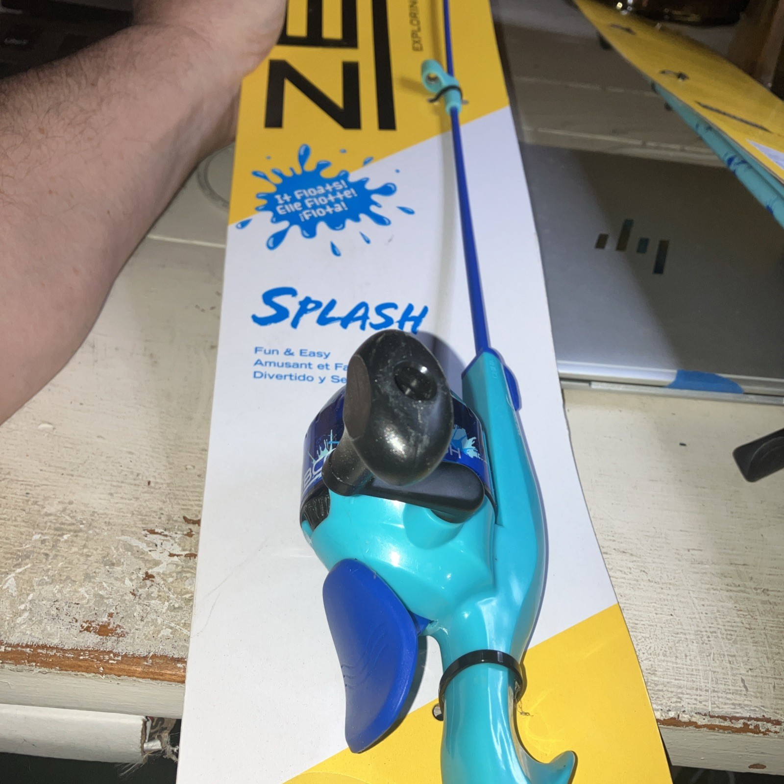 Splash Kids Fishing Combo: 29" Spincast Rod and Accessible Reel for Ages 3-5