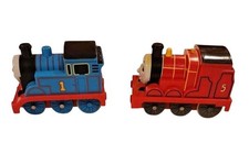 Thomas The Train 2004 Pull Back Engines Percy  Thomas 3.5 Inch Eyes Move