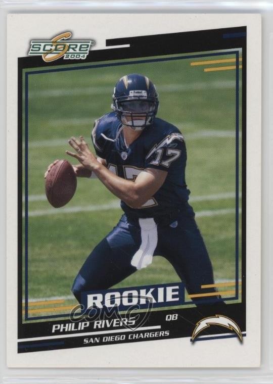 2004 Score Rookie Philip Rivers #374 g1m