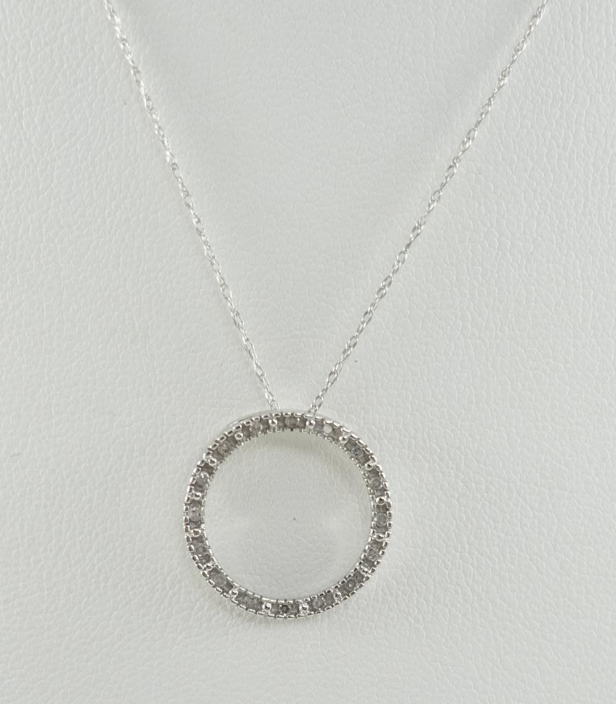 14K white gold ladies 16