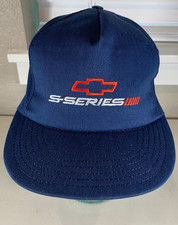 Vintage Chevrolet Chevy S-Series Snapback Hat Dad Cap Blue Made In USA