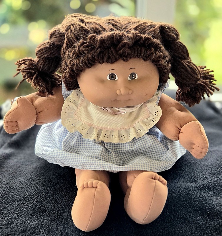 RARE 15th Anniversary CABBAGE PATCH KID #3 - Mattel Girl with Adoption Papers 