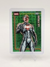 2026 Topps Chrome Marvel Comics #185 Ultron Hulk Green Lazer Refractor /99