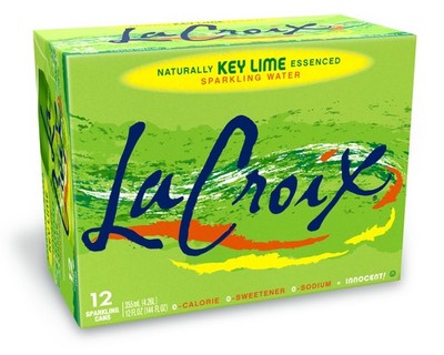 , Water Sparkling Key Lime, 12 Fl Oz, 12 Pack
