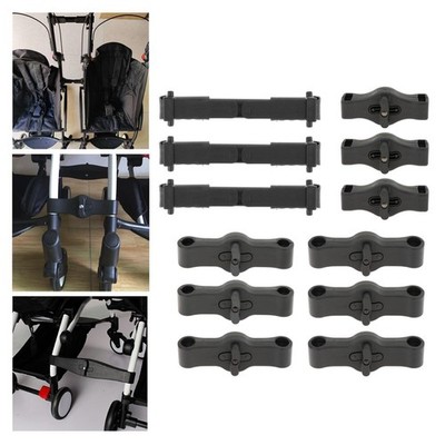 3Pcs Stroller Connector 2 in1 Stroller Attachment Pram Strollers for Cart