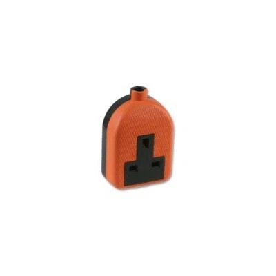 PRO ELEC - 0138-OR - Verlängerung Buchse Gummi 1 Gang 13A Orange - Bild 1 von 2