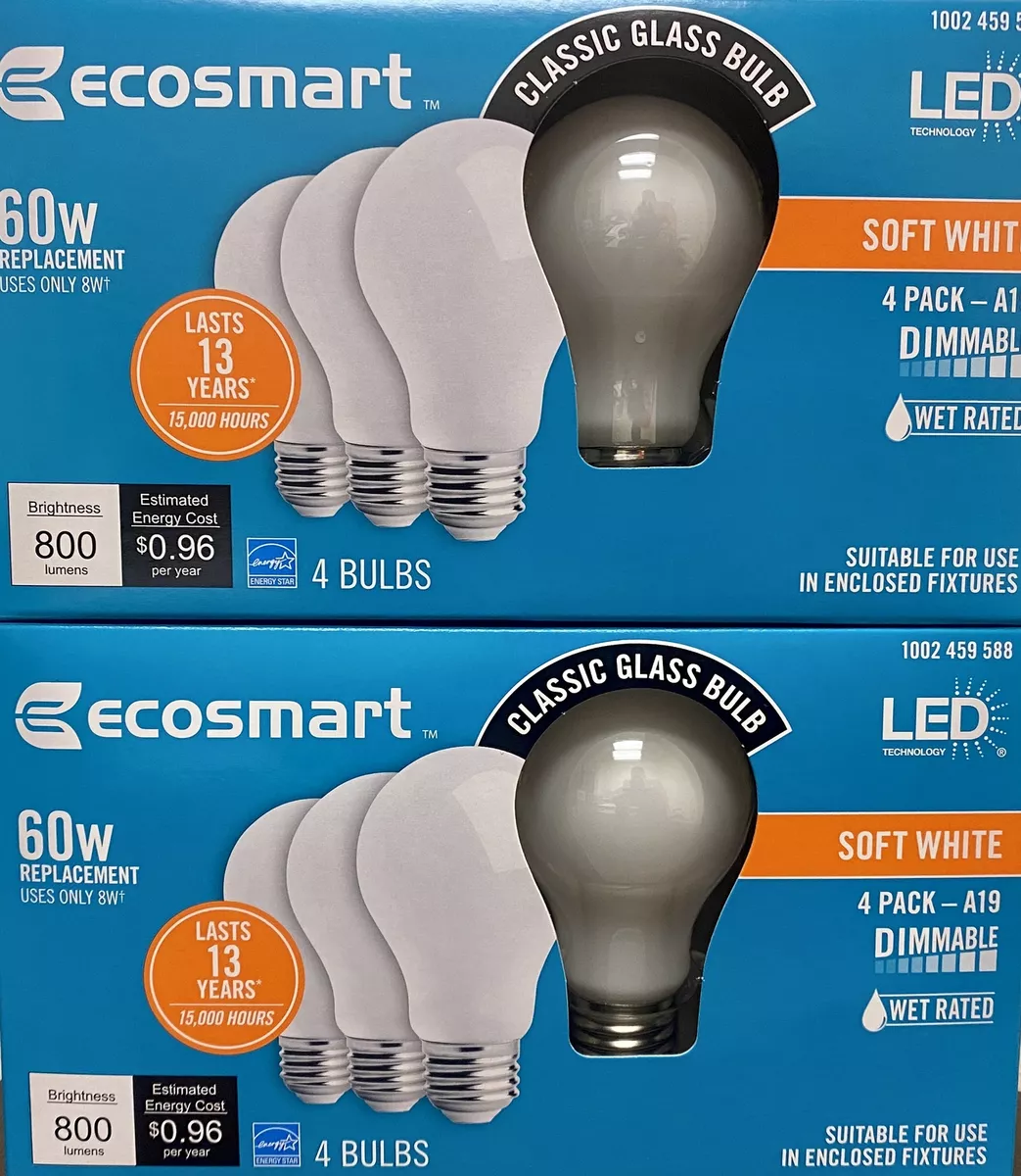 Ecosmart incandescent on sale light bulbs