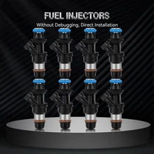 8pcs Fuel Injectors For Chevrolet Tahoe Silverado 1500 GMC Yukon Sierra 1500