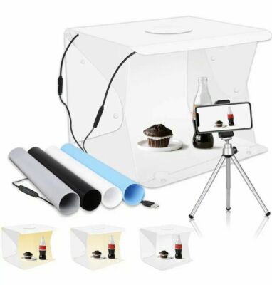 Upgrade Emart 14'' x 16'' Photography Table Top Light Box 104 LED Portable Phot...