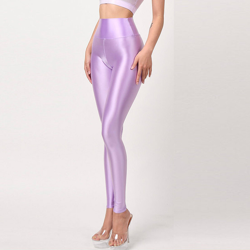 Pantalon De Sirène Femme - Legging Stretch Taille Haute Brillant Ajusté - Pantalon Sport Et Décontracté