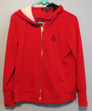 Tommy Hilfiger Full Zip Men's Large Red Hoodie