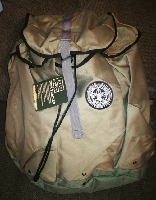 boy scout camping backpack
